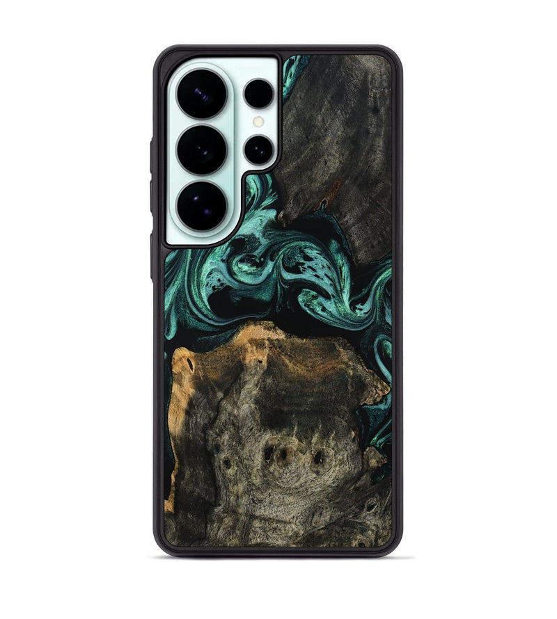 Galaxy S26 Ultra Wood Phone Case - Dina (Green, 812174)