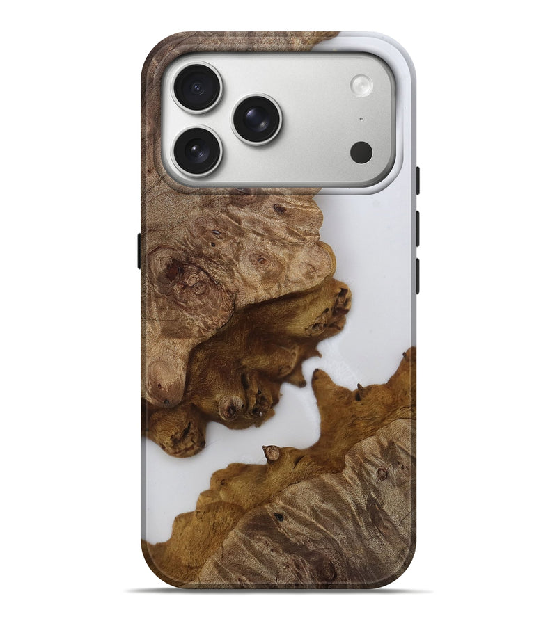 iPhone 17 Pro Max Wood Live Edge Phone Case - Ariah (Clear, 812224)