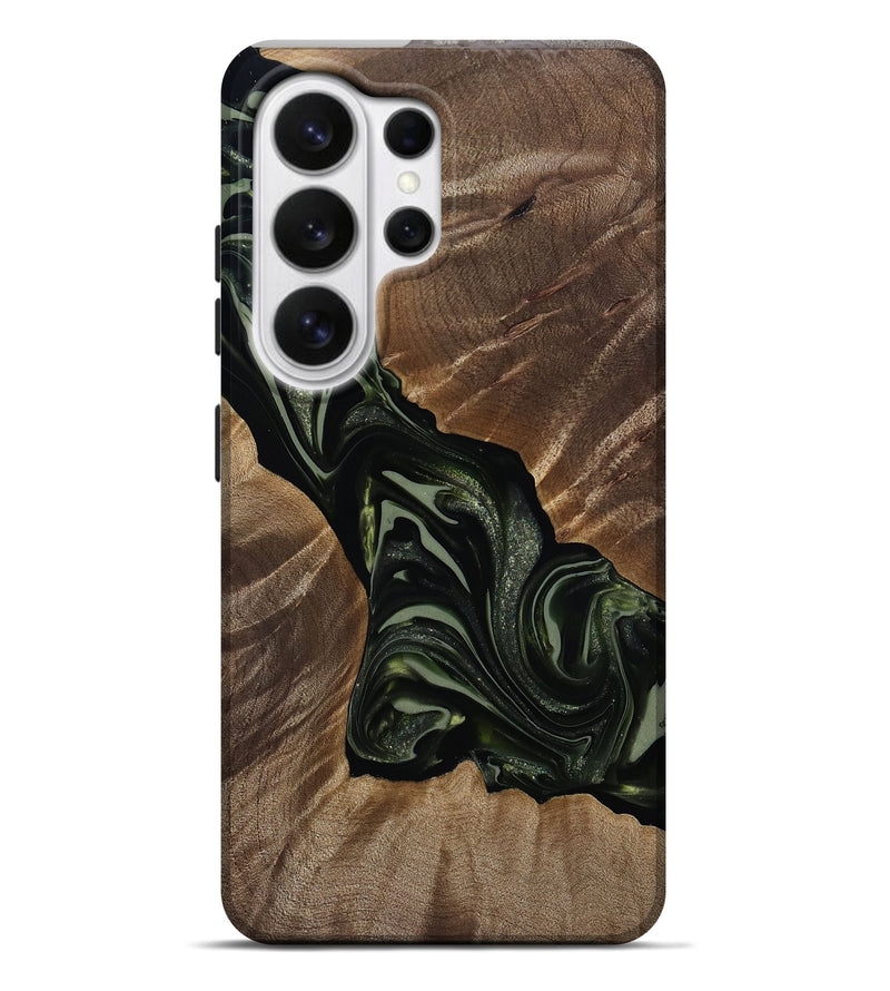 Galaxy S26 Ultra Wood Live Edge Phone Case - Darron (Green, 812233)