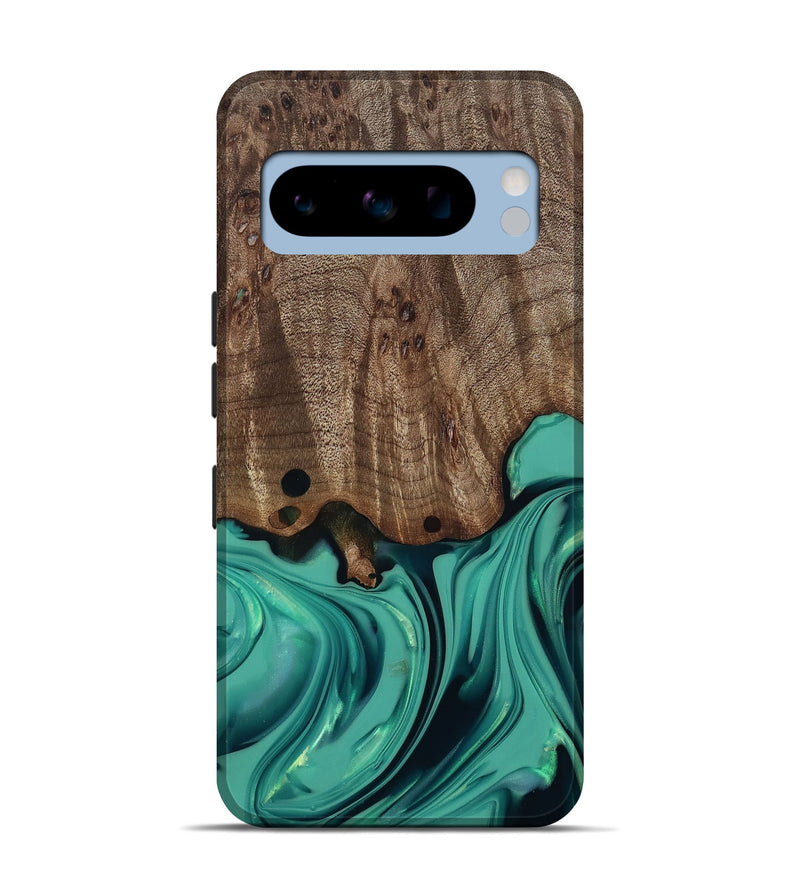 Pixel 8 Pro Wood Live Edge Phone Case - Gilda (Green, 812244)