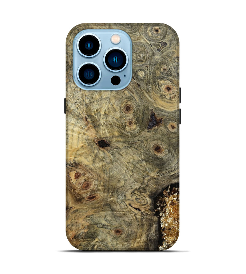 iPhone 14 Pro Wood Live Edge Phone Case - Darleen (Wood Burl, 812246)