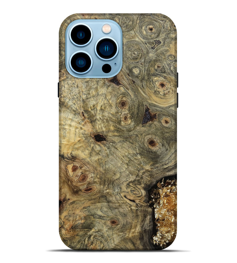 iPhone 14 Pro Max Wood Live Edge Phone Case - Darleen (Wood Burl, 812246)