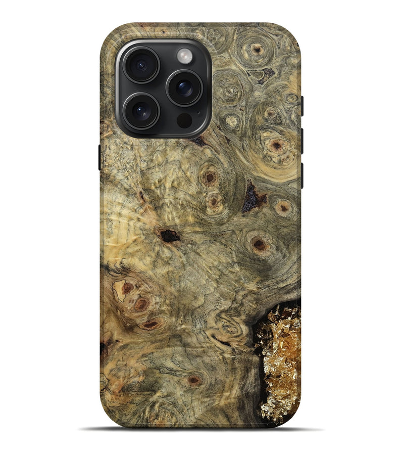 iPhone 16 Pro Max Wood Live Edge Phone Case - Darleen (Wood Burl, 812246)
