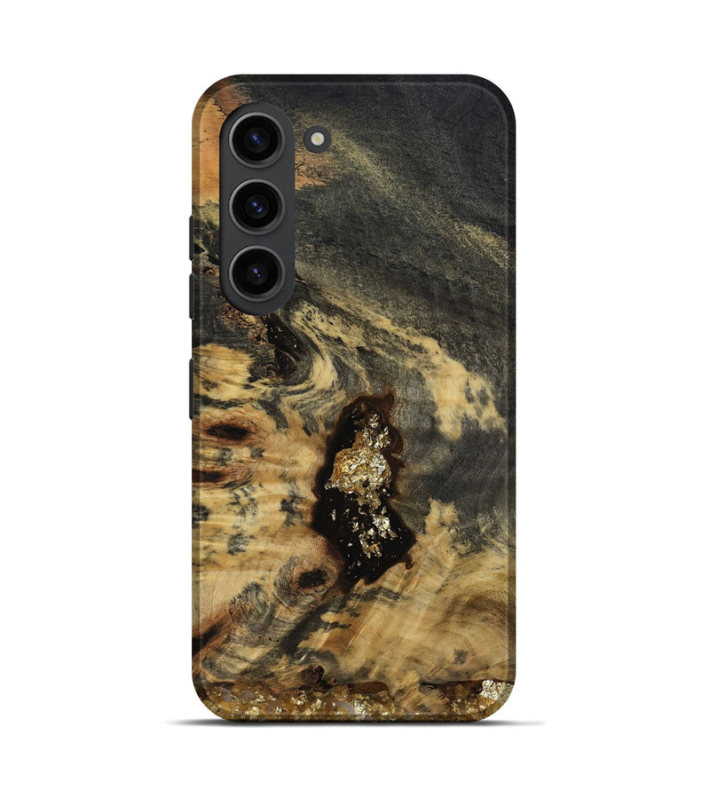 Galaxy S23 Wood Live Edge Phone Case - Devyn (Clear, 812248)