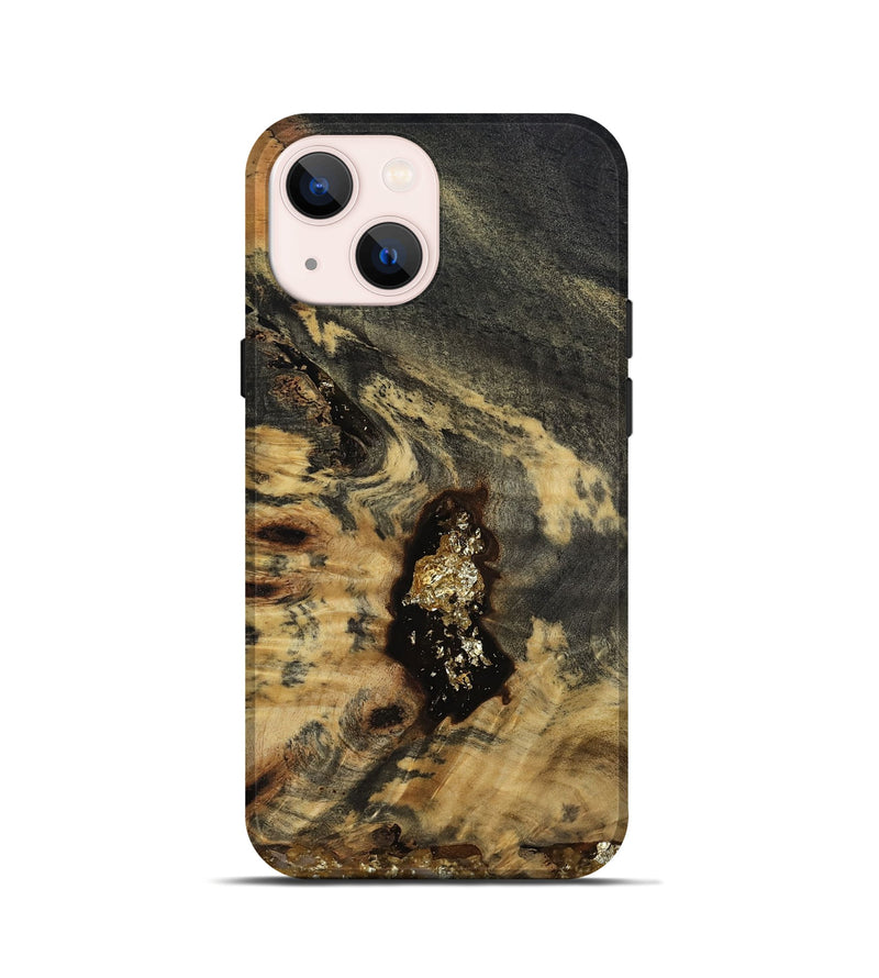 iPhone 13 mini Wood Live Edge Phone Case - Devyn (Clear, 812248)