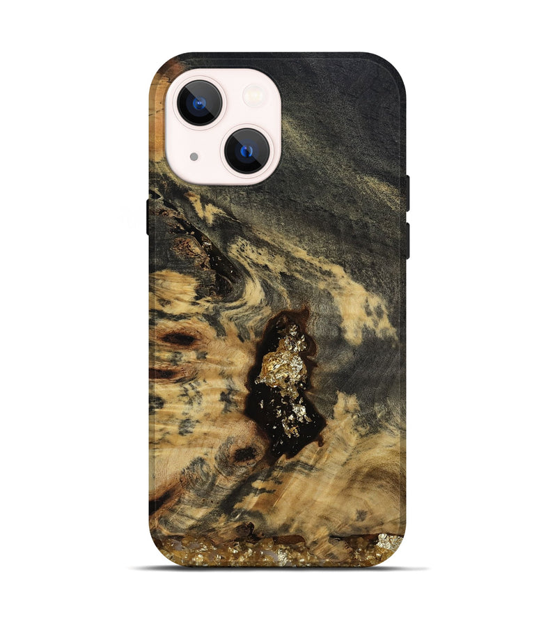 iPhone 14 Wood Live Edge Phone Case - Devyn (Clear, 812248)