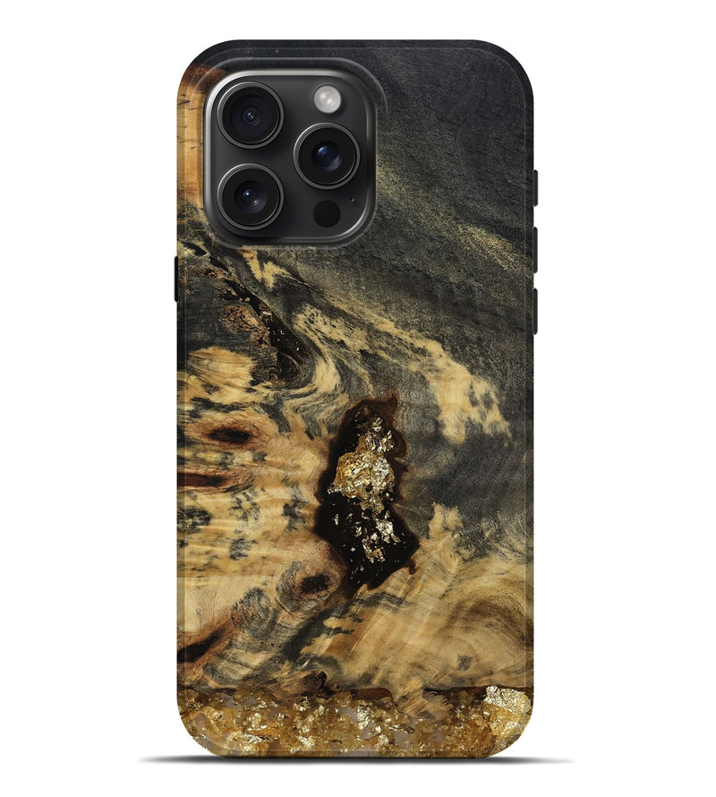 iPhone 16 Pro Max Wood Live Edge Phone Case - Devyn (Clear, 812248)