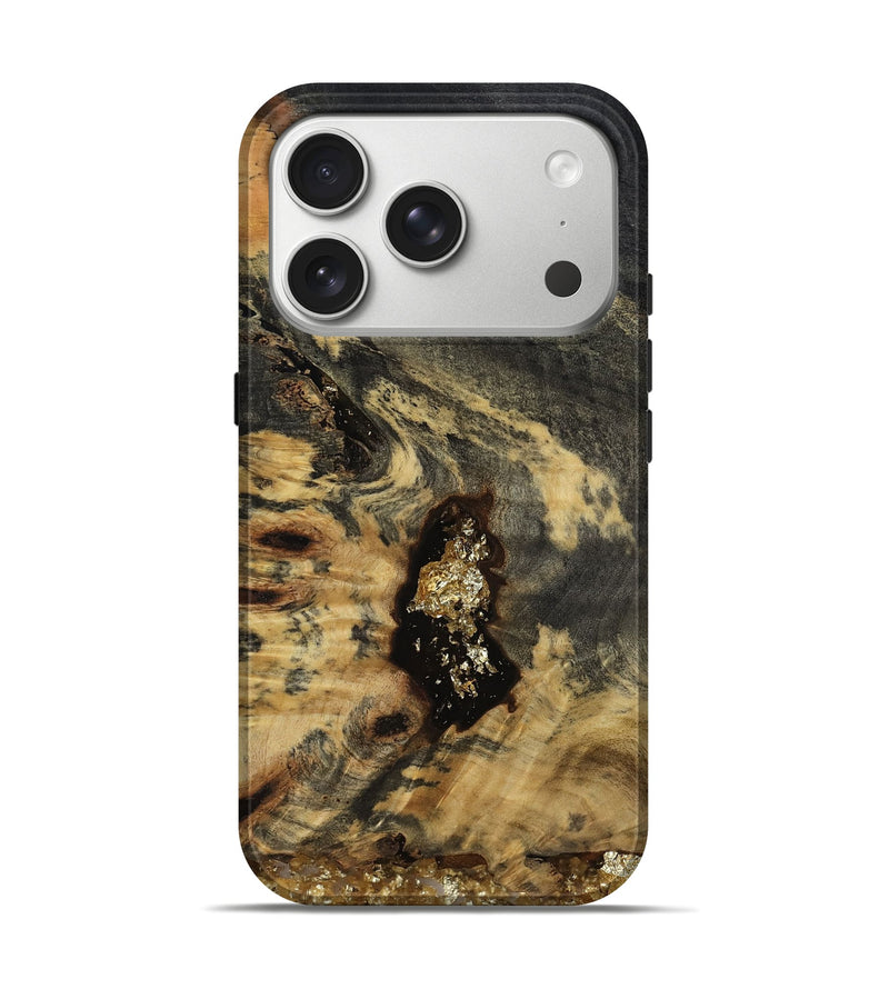 iPhone 17 Pro Wood Live Edge Phone Case - Devyn (Clear, 812248)