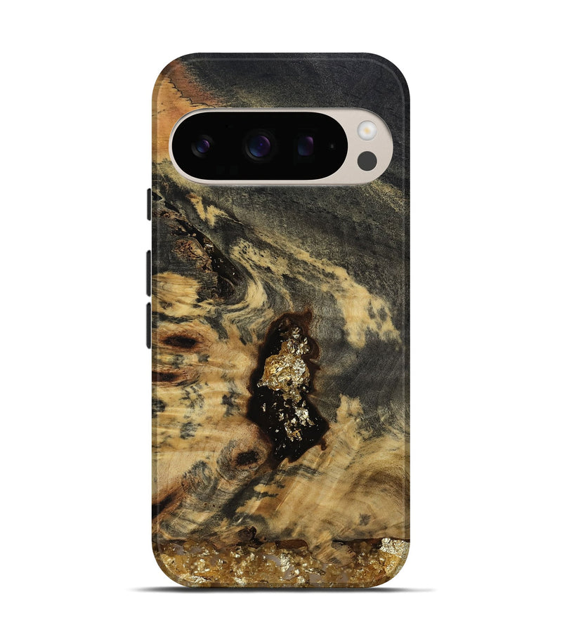 Pixel 10 Pro Wood Live Edge Phone Case - Devyn (Clear, 812248)