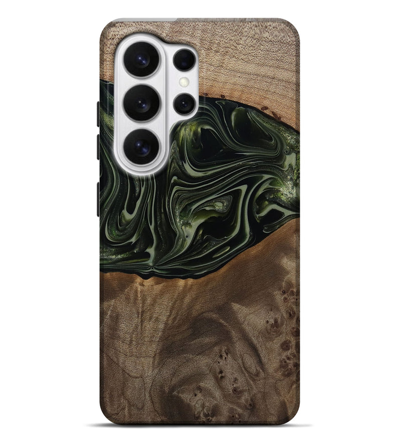 Galaxy S26 Ultra Wood Live Edge Phone Case - Lakisha (Green, 812252)