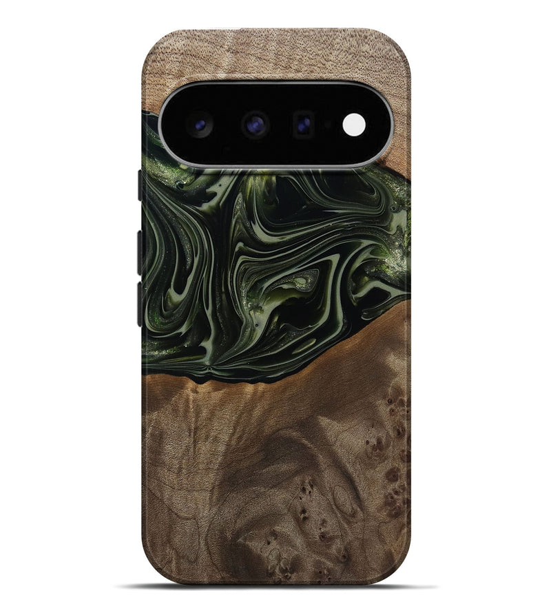 Pixel 11 Pro XL Wood Live Edge Phone Case - Lakisha (Green, 812252)