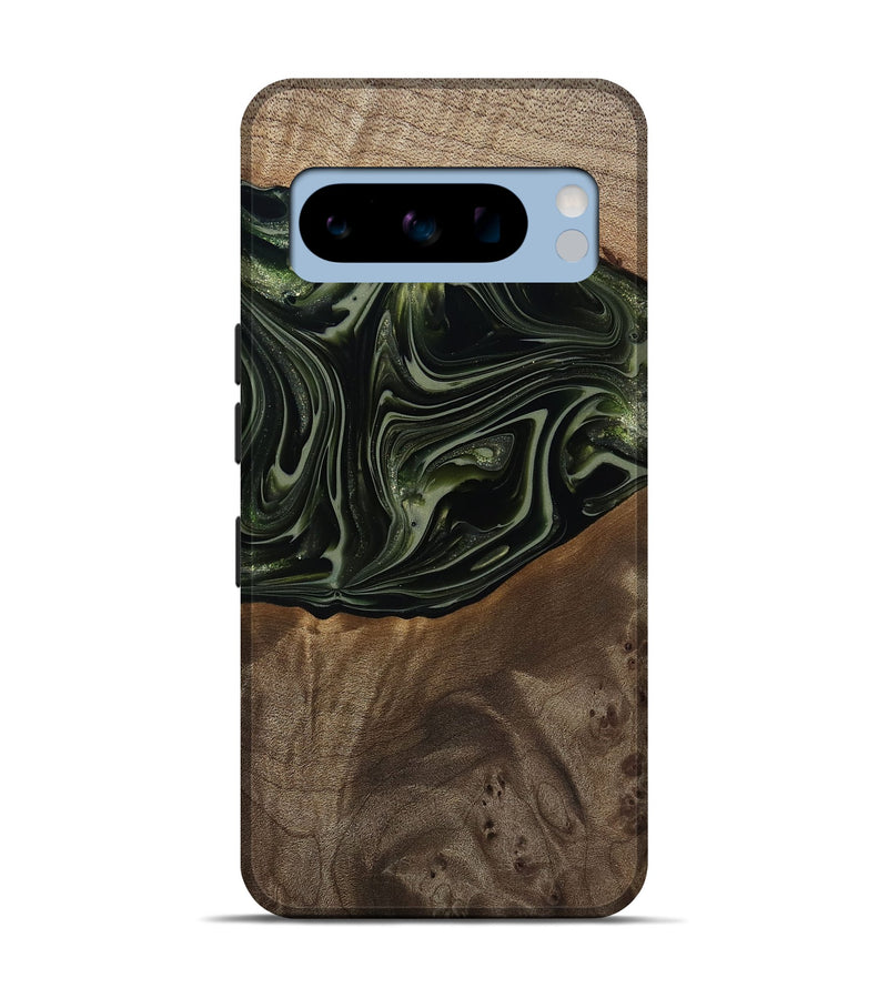 Pixel 8 Pro Wood Live Edge Phone Case - Lakisha (Green, 812252)
