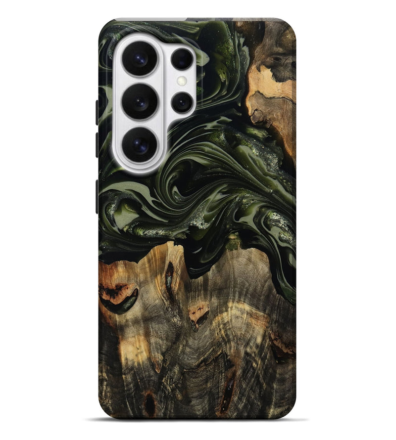 Galaxy S26 Ultra Wood Live Edge Phone Case - Allene (Green, 812258)
