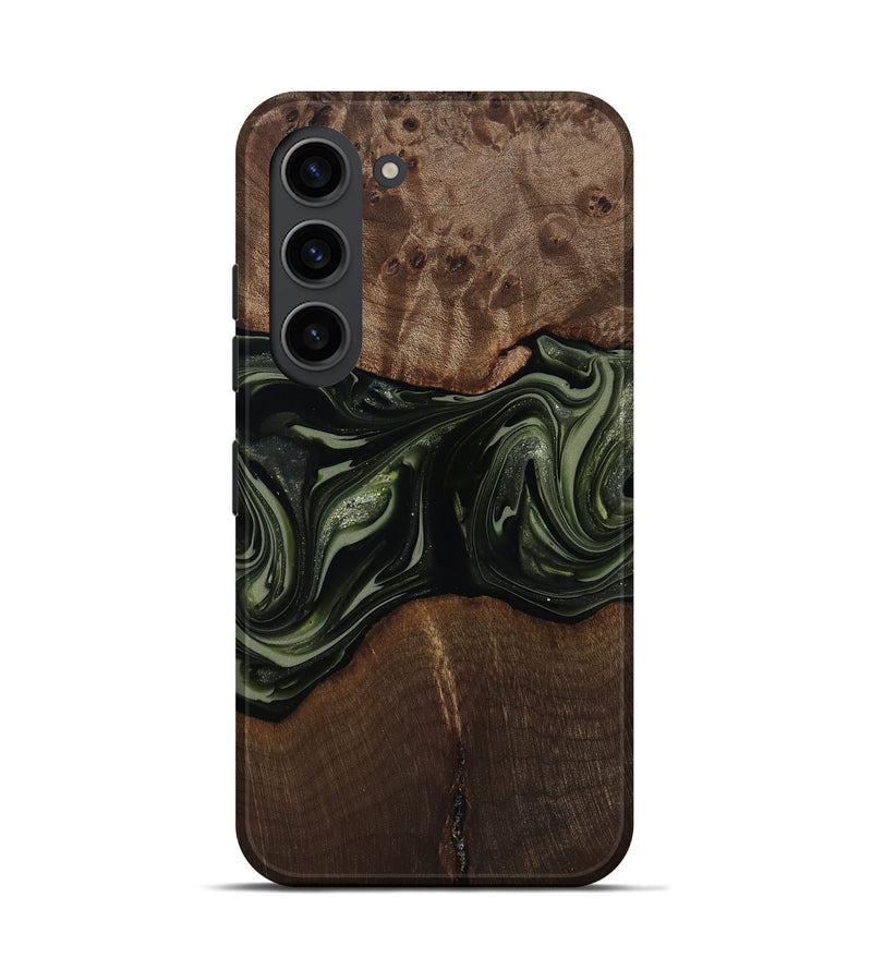 Galaxy S23 Wood Live Edge Phone Case - Zyaire (Green, 812262)