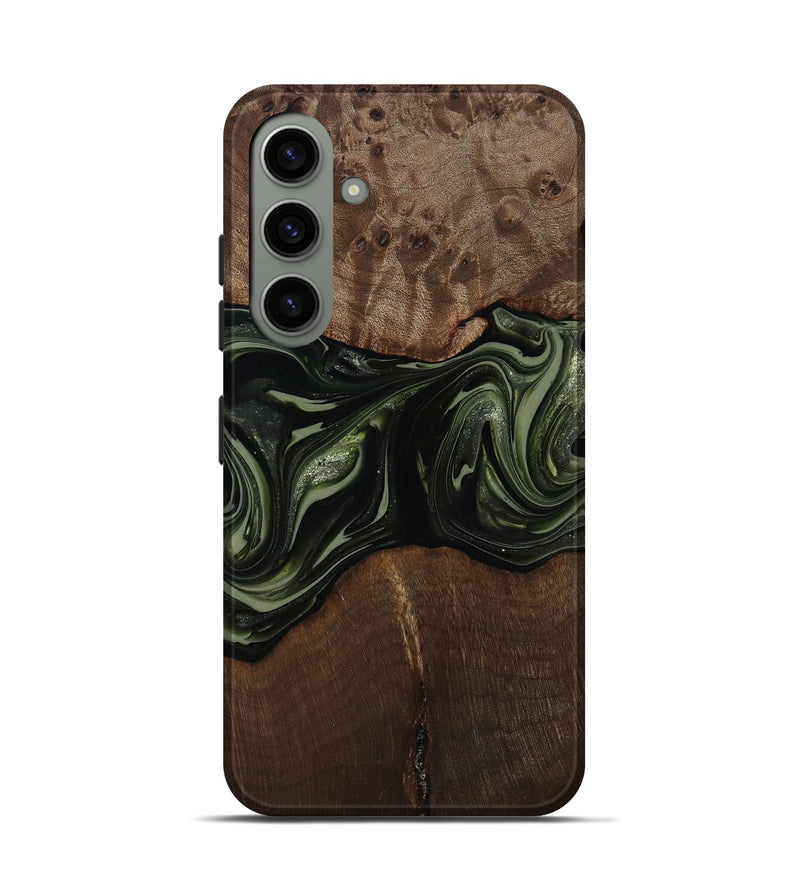 Galaxy S24 Wood Live Edge Phone Case - Zyaire (Green, 812262)