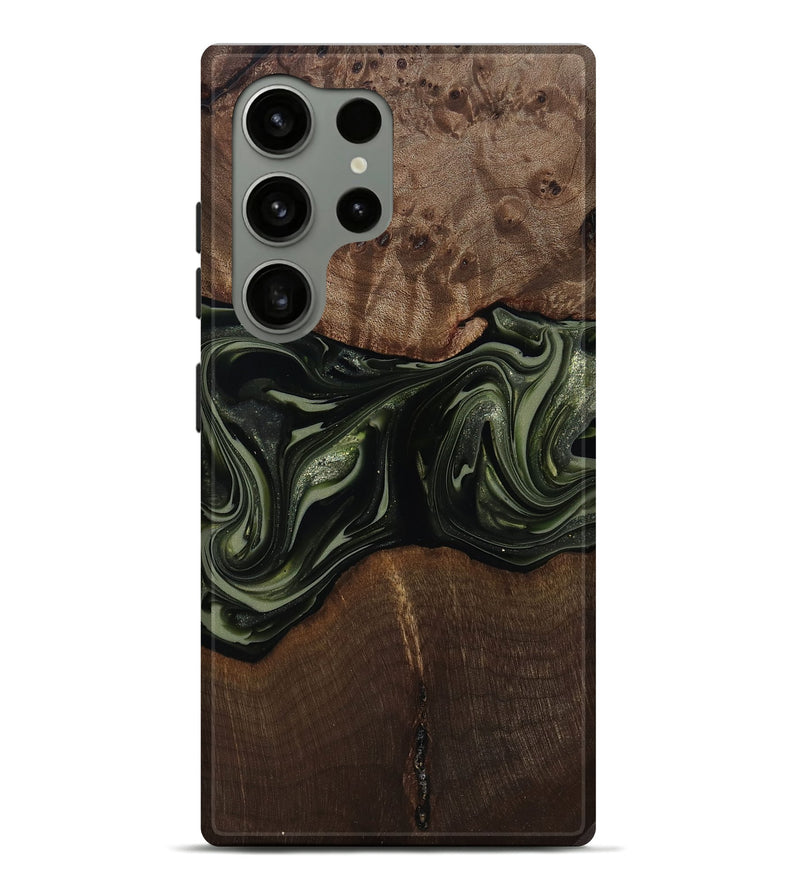Galaxy S24 Ultra Wood Live Edge Phone Case - Zyaire (Green, 812262)
