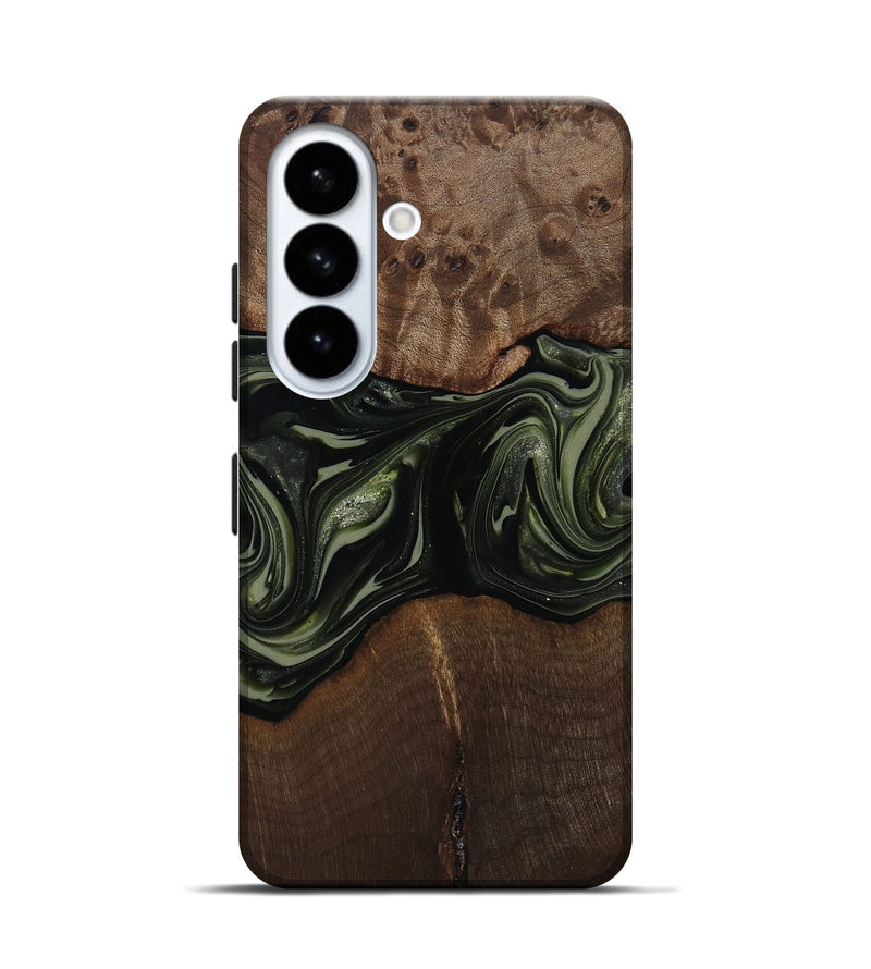 Galaxy S26 Wood Live Edge Phone Case - Zyaire (Green, 812262)