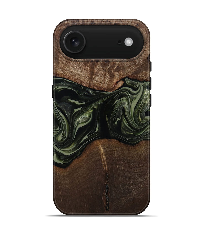 iPhone 17 Air Wood Live Edge Phone Case - Zyaire (Green, 812262)