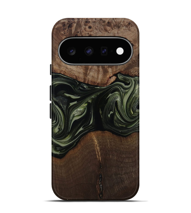 Pixel 11 Wood Live Edge Phone Case - Zyaire (Green, 812262)