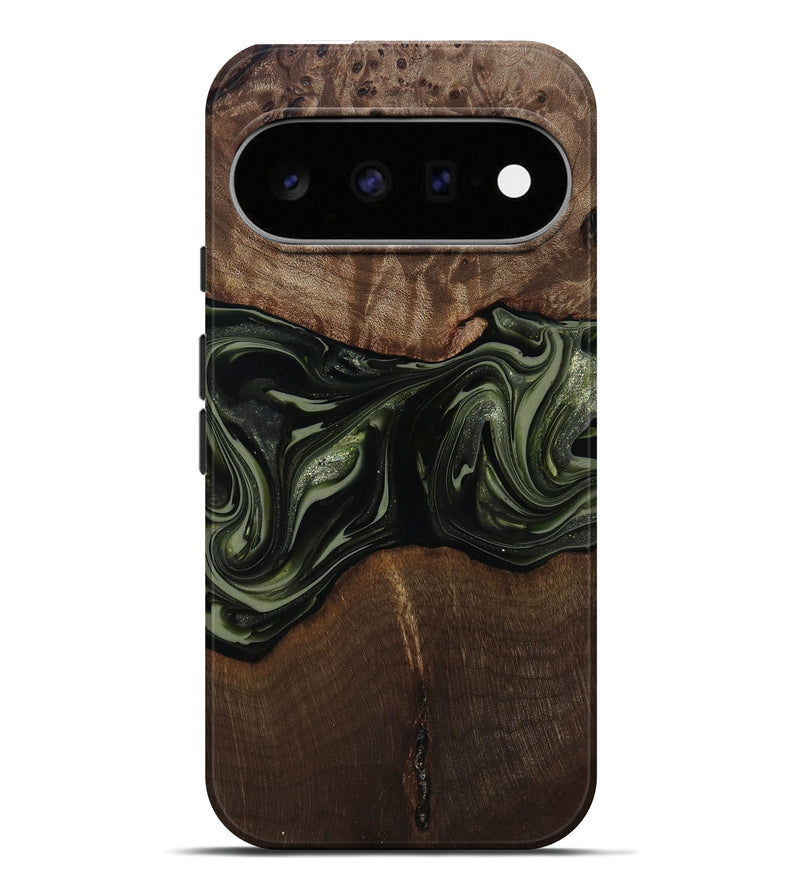 Pixel 11 Pro XL Wood Live Edge Phone Case - Zyaire (Green, 812262)