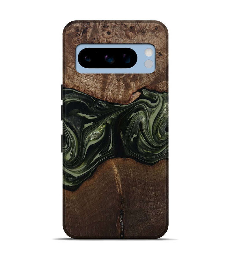 Pixel 8 Pro Wood Live Edge Phone Case - Zyaire (Green, 812262)
