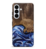 Galaxy S26 Plus Wood Live Edge Phone Case - Erma (Blue, 812265)