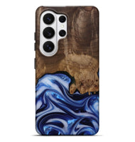 Galaxy S26 Ultra Wood Live Edge Phone Case - Erma (Blue, 812265)