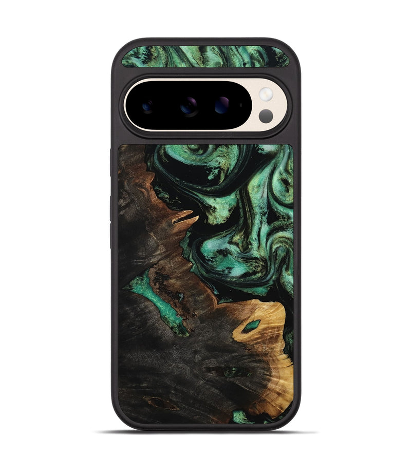 Pixel 10 Pro Wood Phone Case - Lelia (Green, 812272)