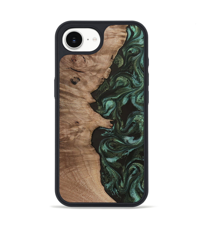 iPhone 17e Wood Phone Case - Amalia (Green, 812273)