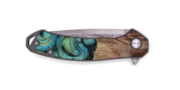 EDC Wood Pocket Knife - Makai (Green, 812274)