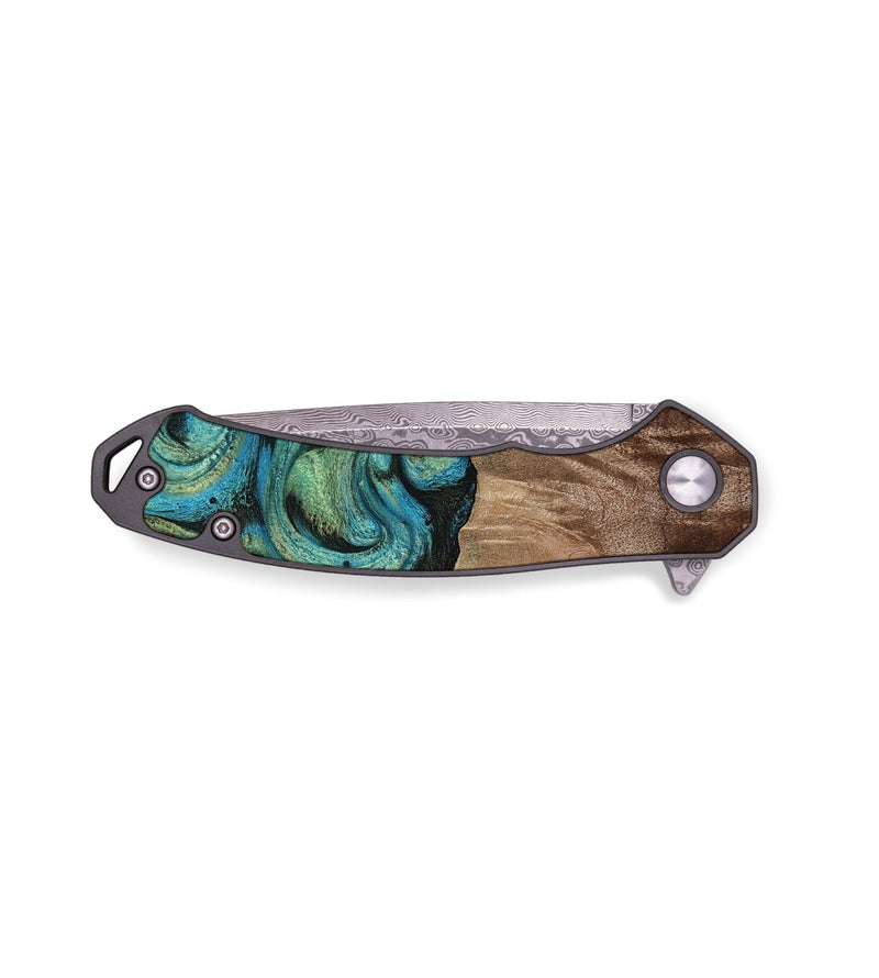 EDC Wood Pocket Knife - Makai (Green, 812274)