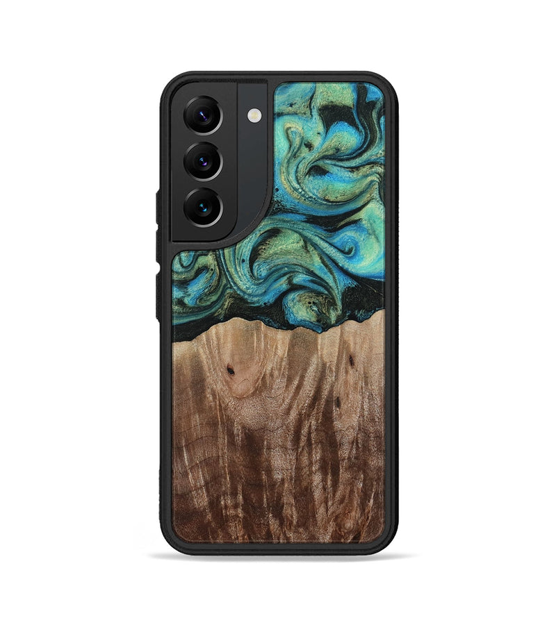 Galaxy S22 Wood Phone Case - Makai (Green, 812274)