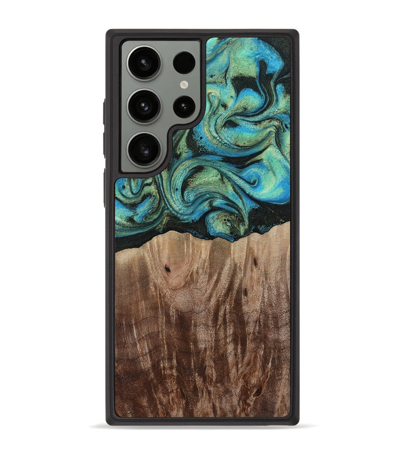 Galaxy S23 Ultra Wood Phone Case - Makai (Green, 812274)