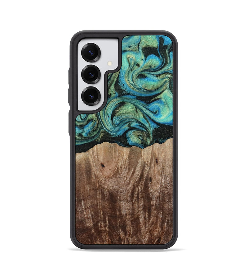 Galaxy S25 Wood Phone Case - Makai (Green, 812274)
