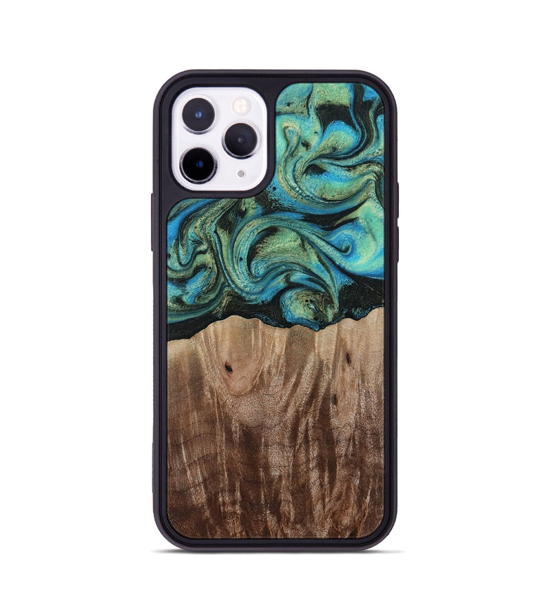 iPhone 11 Pro Wood Phone Case - Makai (Green, 812274)