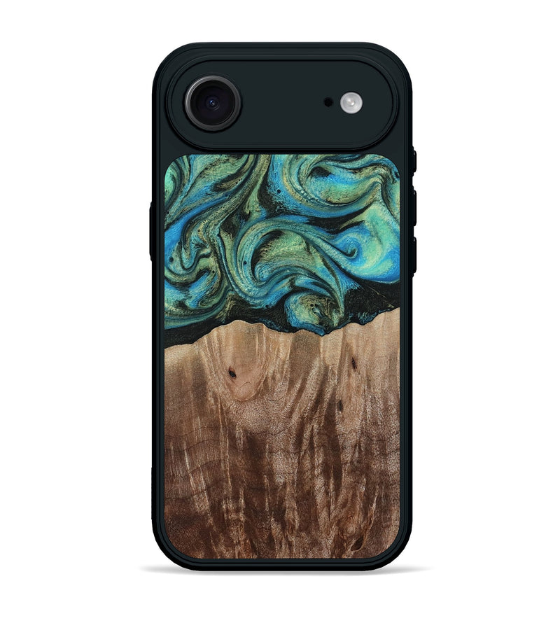 iPhone 17 Air Wood Phone Case - Makai (Green, 812274)