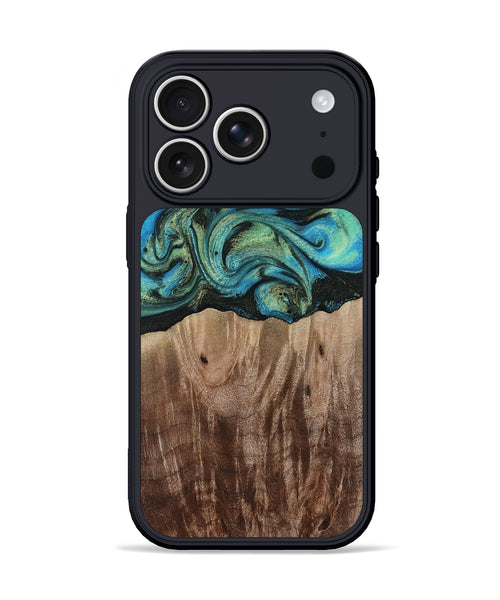 iPhone 17 Pro Wood Phone Case - Makai (Green, 812274)