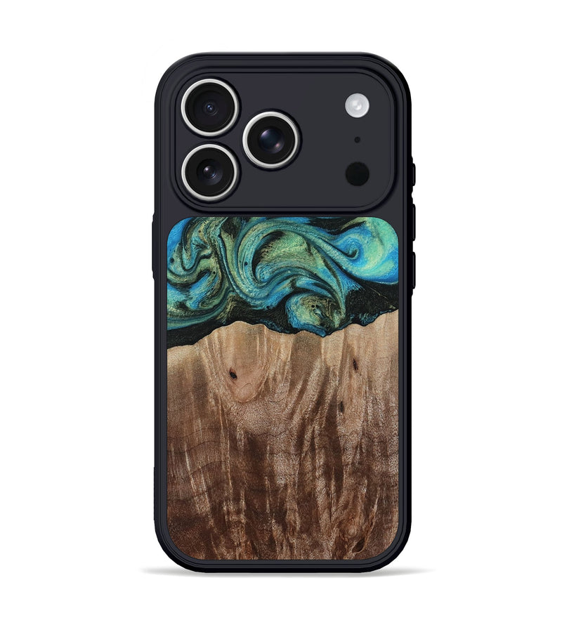 iPhone 17 Pro Wood Phone Case - Makai (Green, 812274)