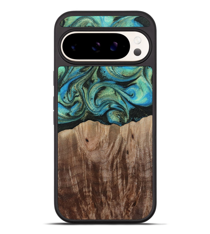Pixel 10 Pro XL Wood Phone Case - Makai (Green, 812274)