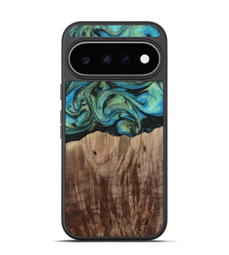 Pixel 11 Wood Phone Case - Makai (Green, 812274)