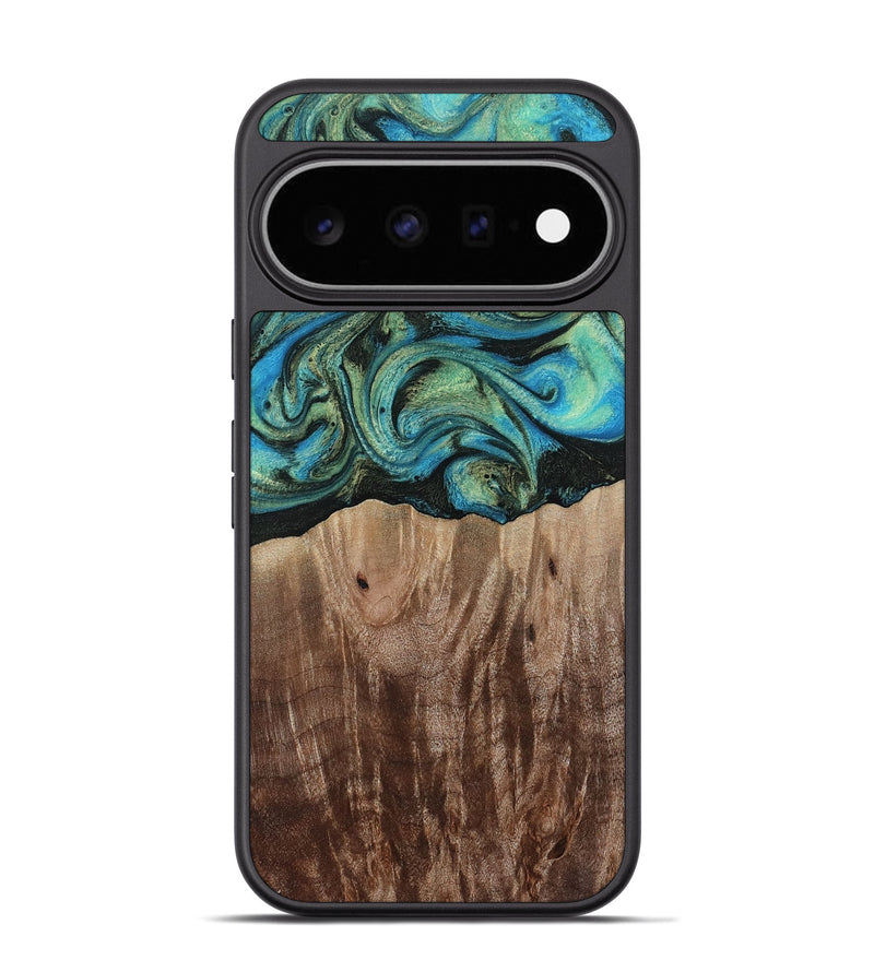 Pixel 11 Pro Wood Phone Case - Makai (Green, 812274)