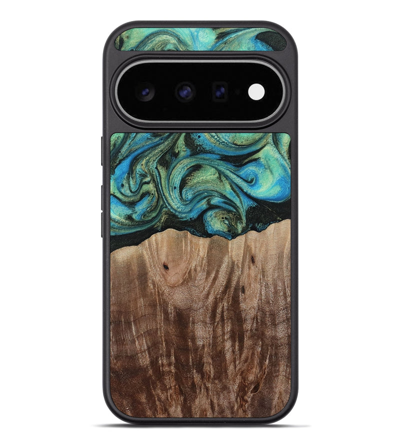 Pixel 11 Pro XL Wood Phone Case - Makai (Green, 812274)