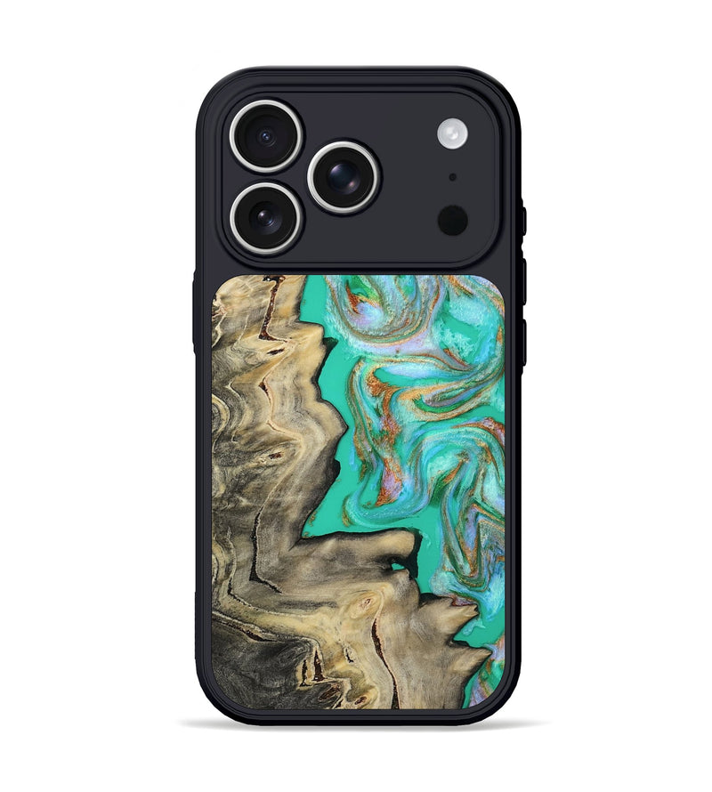 iPhone 17 Pro Wood Phone Case - Duncan (Green, 812275)