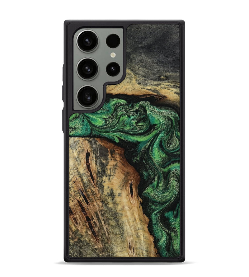 Galaxy S24 Ultra Wood Phone Case - Indy (Green, 812333)