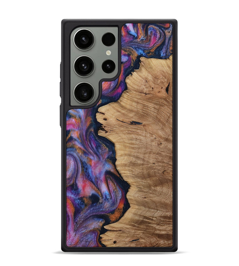Galaxy S24 Ultra Wood Phone Case - Maude (Blue, 812361)