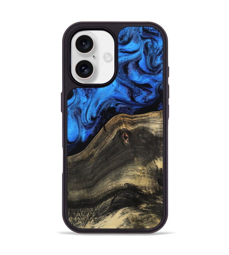 iPhone 17 Wood Phone Case - Brandi (Blue, 812362)