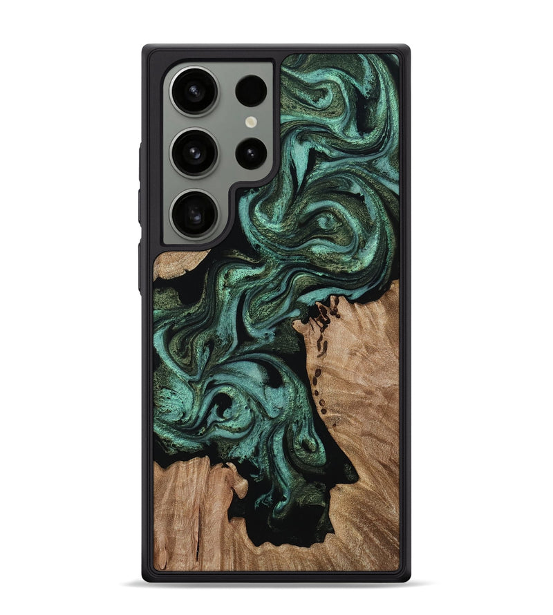 Galaxy S24 Ultra Wood Phone Case - Timmy (Green, 812367)