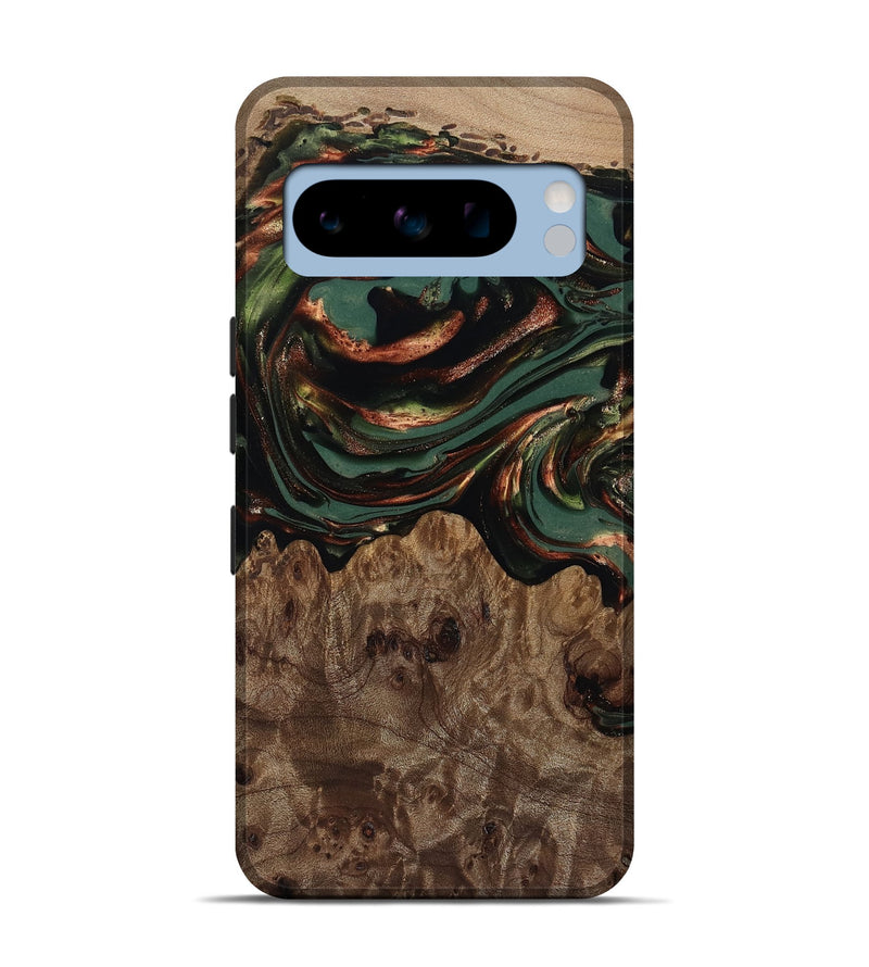 Pixel 8 Pro Wood Live Edge Phone Case - Tawanda (Green, 812420)