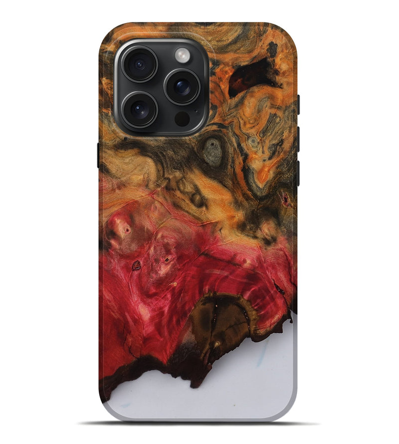 iPhone 16 Pro Max Wood Live Edge Phone Case - Warren (Clear, 812439)