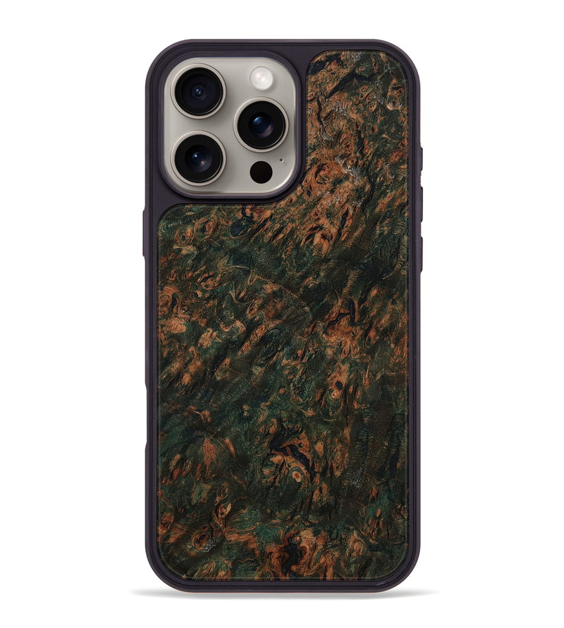 iPhone 16 Pro Max Wood Phone Case - Shawnte (Wood Burl, 812459)